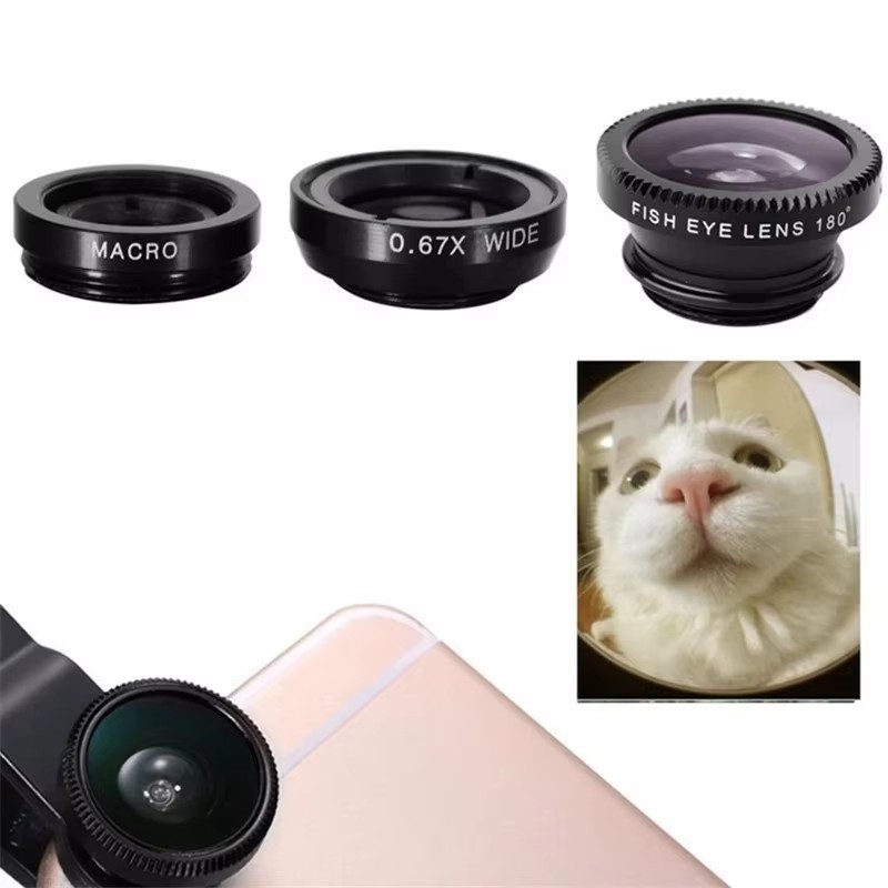 Lente 3 em 1 para celular com  - Fishing Camera avaliação e preço