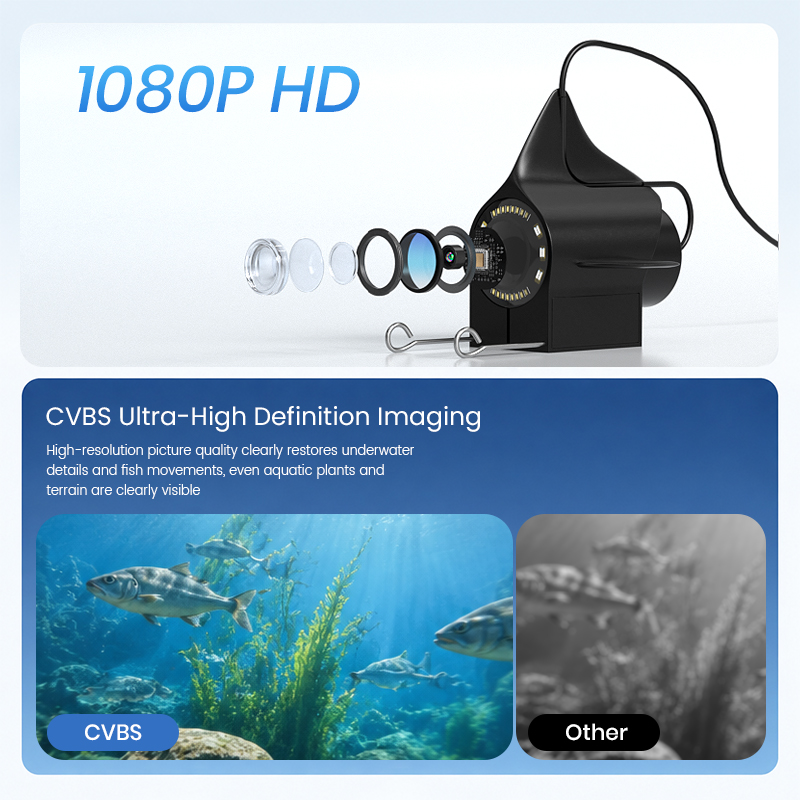 Câmera de pesca subaquática co - Fish Finder Cable avaliação e preço
