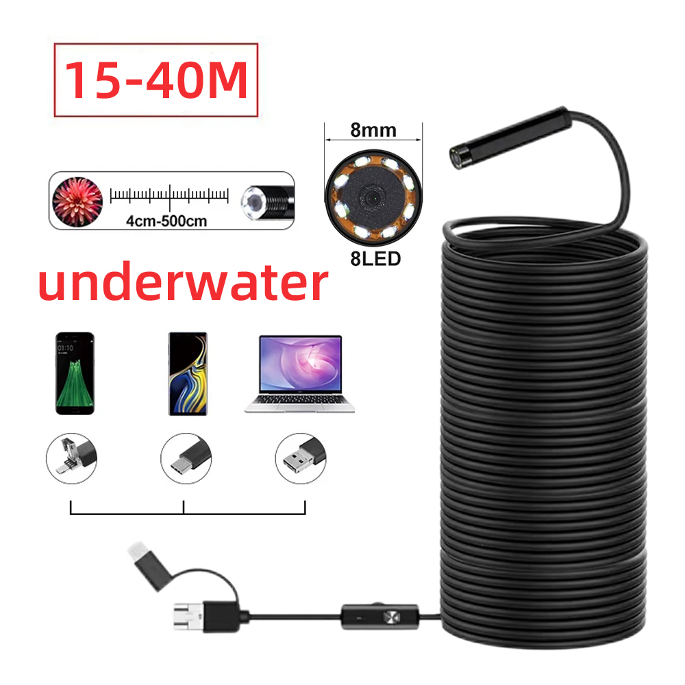 Mini câmera 40 para localizado - Fish Finder Cable avaliação e preço