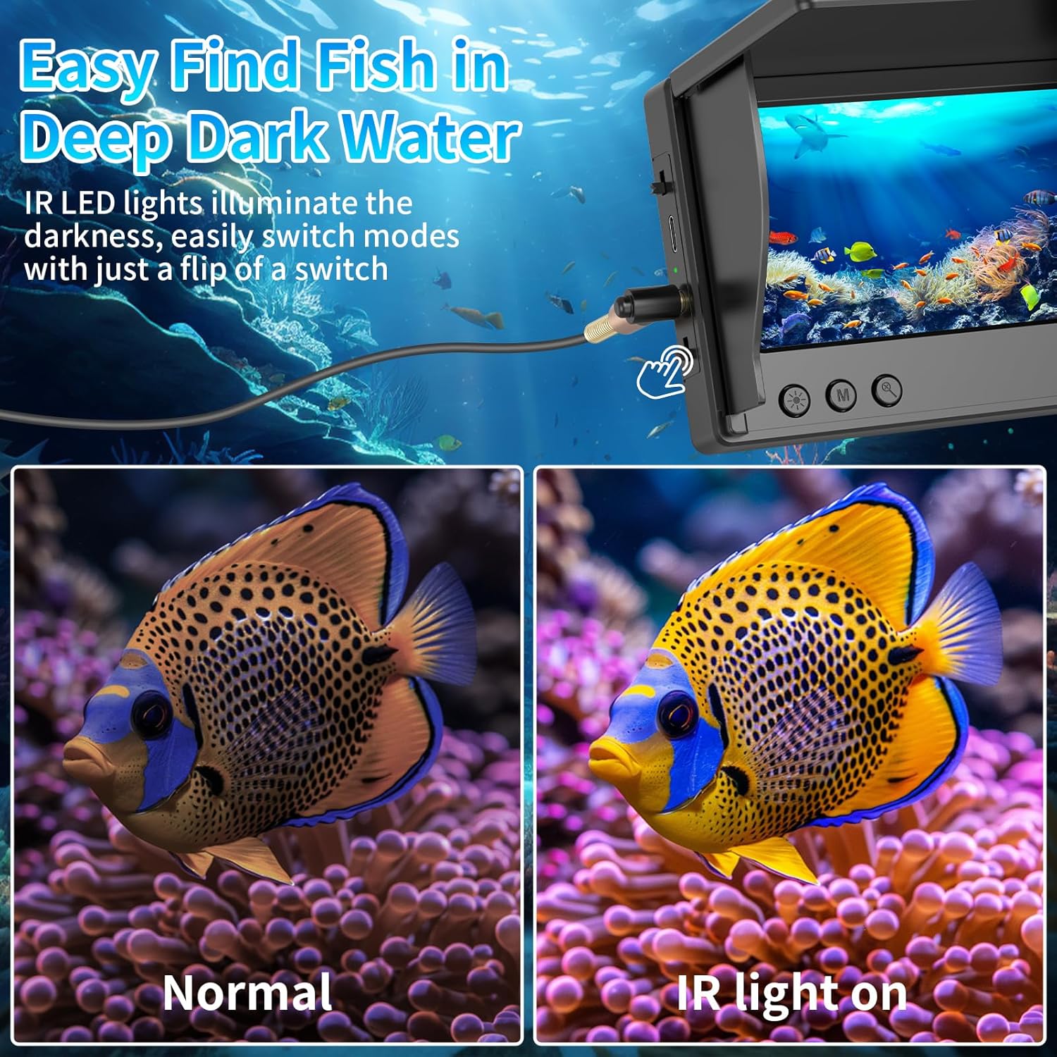 Câmera de Pesca Subaquática co - Fish Finder Cable avaliação e preço